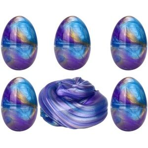 5 Pack Slime Eggs Fidget Toy Stress Relief Easter Basket Stuffers NEW